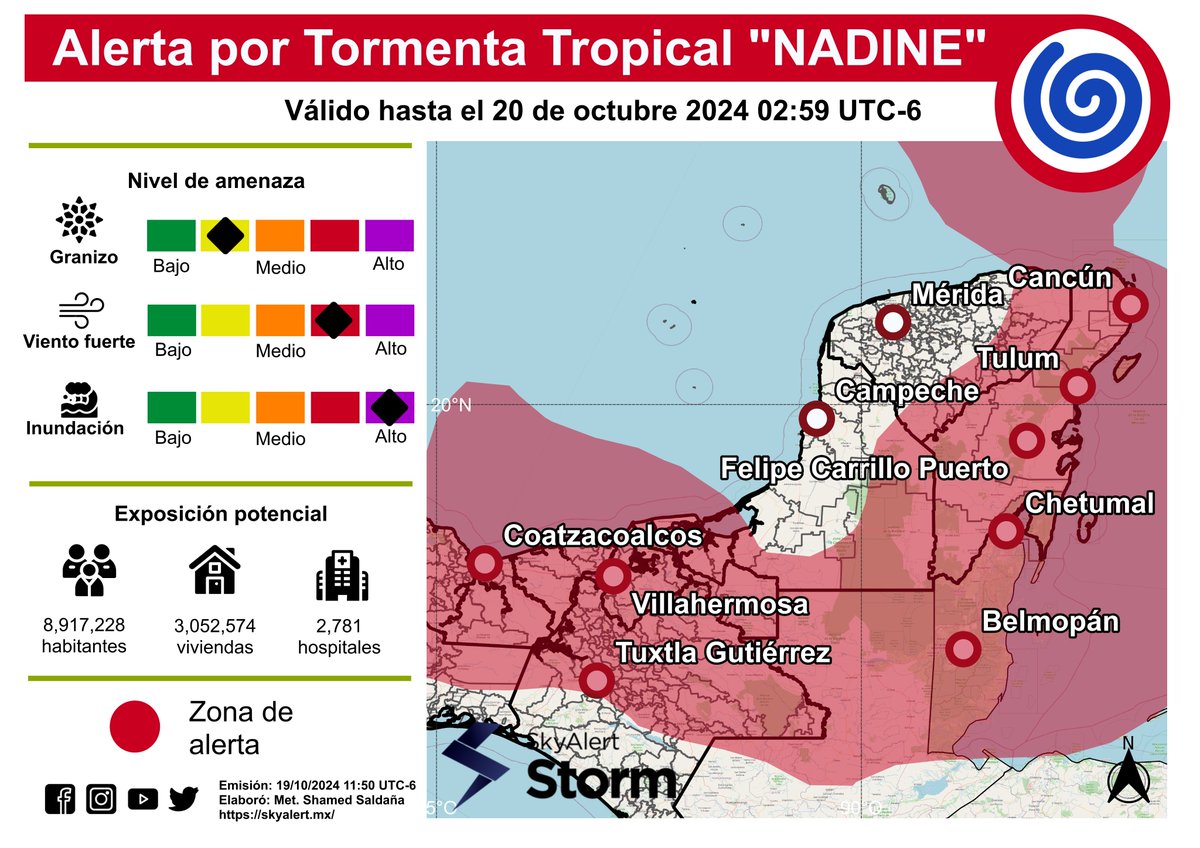 SkyAlert Storm tweet media