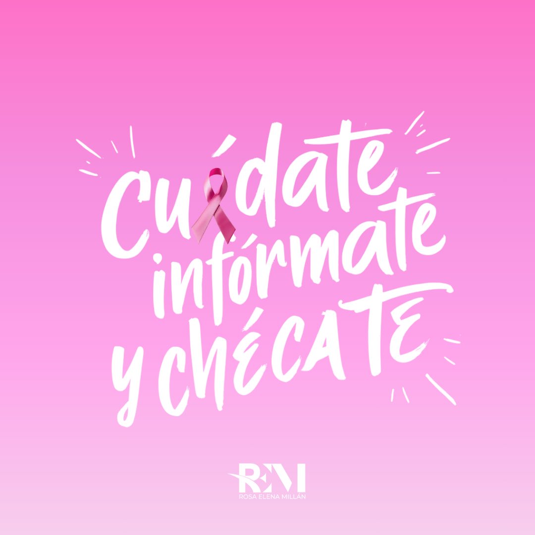 🎗 "Tu salud es tu prioridad. Un chequeo a tiempo salva vidas. ¡Sinaloa se pinta de rosa por ti y por todas!