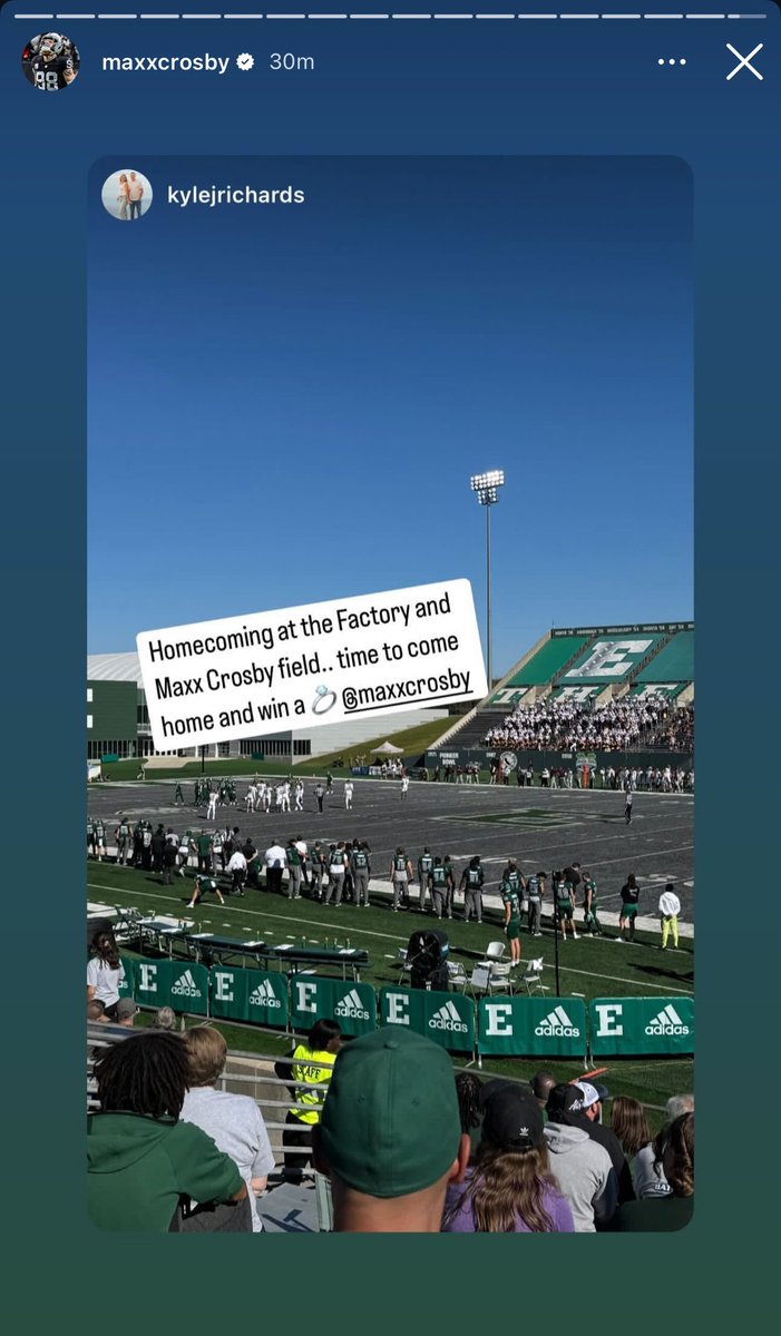 officialctpod's tweet image. Maxx Crosby just re-posted this one his instagram story 👀

“TIME TO COME HOME AND WIN A 💍”

TIME TO GET MAXX CROSBY ON THE DETROIT LIONS 🦁 #OnePride