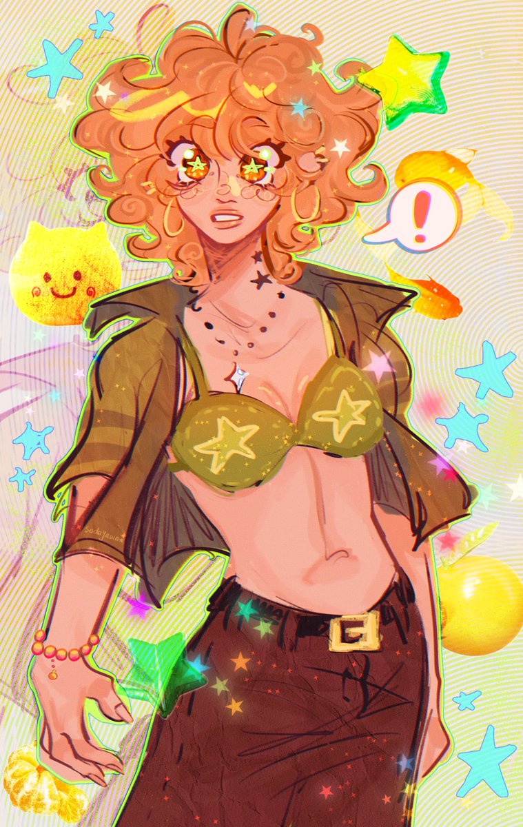 sodayawn's tweet photo. NAMI !! 🍊🍊 (repost bc I had to change smth) #ONEPIECE #Nami #onepiecefanart https://t.co/wghG1oN9pp