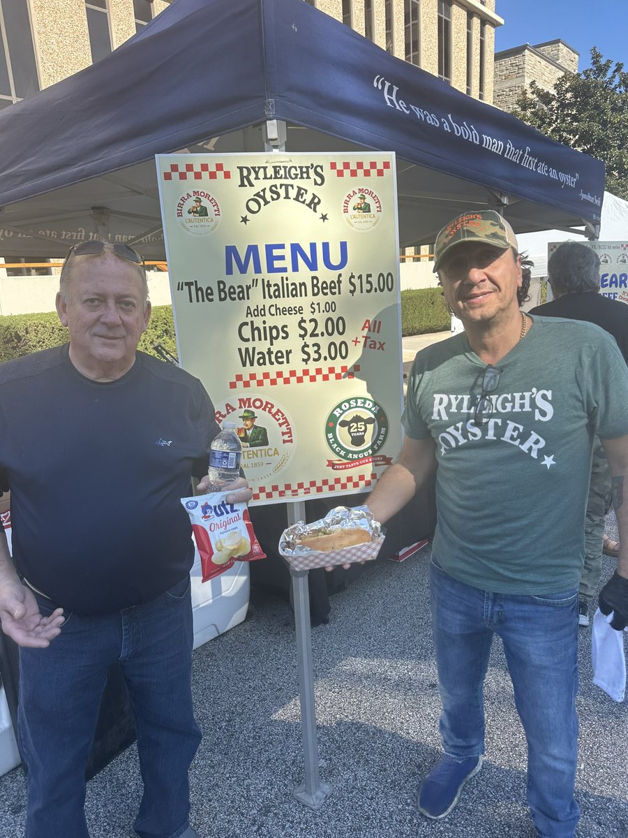 Come get the The Bear” at the Towson Italian Festival!  Featuring <a href="/rosedabeef/">Roseda Beef</a> #BEBOLD