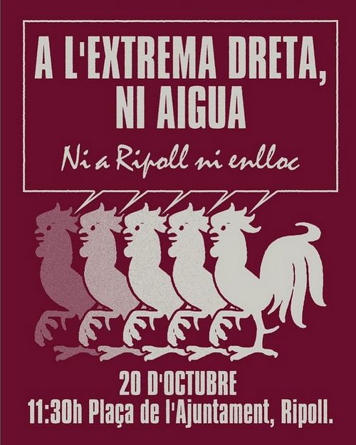 1/ En relació a la convocatòria per a aquest diumenge a #Ripoll, expressem el suport d'Òmnium al dret de qualsevol ciutadà de manifestar les seves opinions de manera pacífica i sense que això comporti ser multat o sancionat