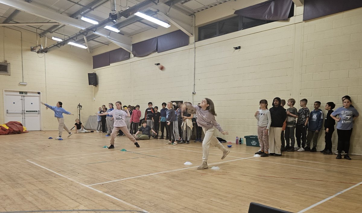 Mini olympics for everyone to finish off the day and hopefully tire them all out!