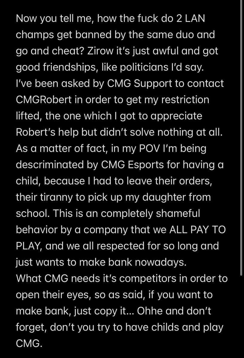 puzzleCOD's tweet image. Don’t have kids and play @CMG_Esports, this what will happen to you. Smh