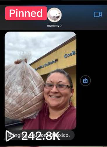 th3postmortem's tweet photo. i posted my mom and the mega concha she bought on tiktok and it got a quarter million views https://t.co/X8jfQoH7Pv
