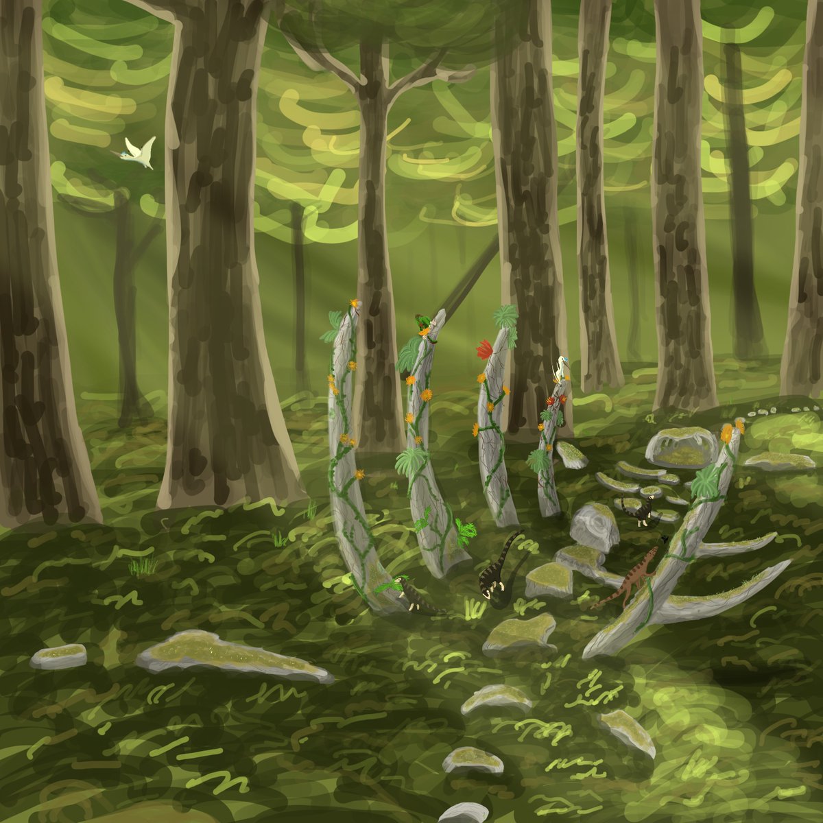 RoyalTyrrell's tweet photo. Are you participating in any art challenges in October? 🎨🖼️🖌️

Click through the photos to see what our staff have been creating during this artistic month! #RTMPArtwork #Artober2024 https://t.co/7uigTimBqi