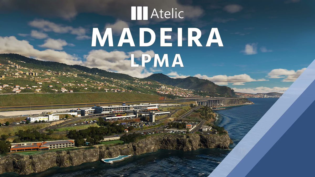 simflight's tweet photo. Touch down at Cristiano Ronaldo Madeira International Airport (LPMA), one of Europe’s most thrilling airports, with a runway stretching over the ocean on concrete pillars.  

https://t.co/5CFf2xHw4Z 

 https://t.co/tiVf9gtWkE 

 #LPMA #MADEIRA #CRISTIANORONALDO #FNC #SIMMARKET https://t.co/5cAWnij0rL