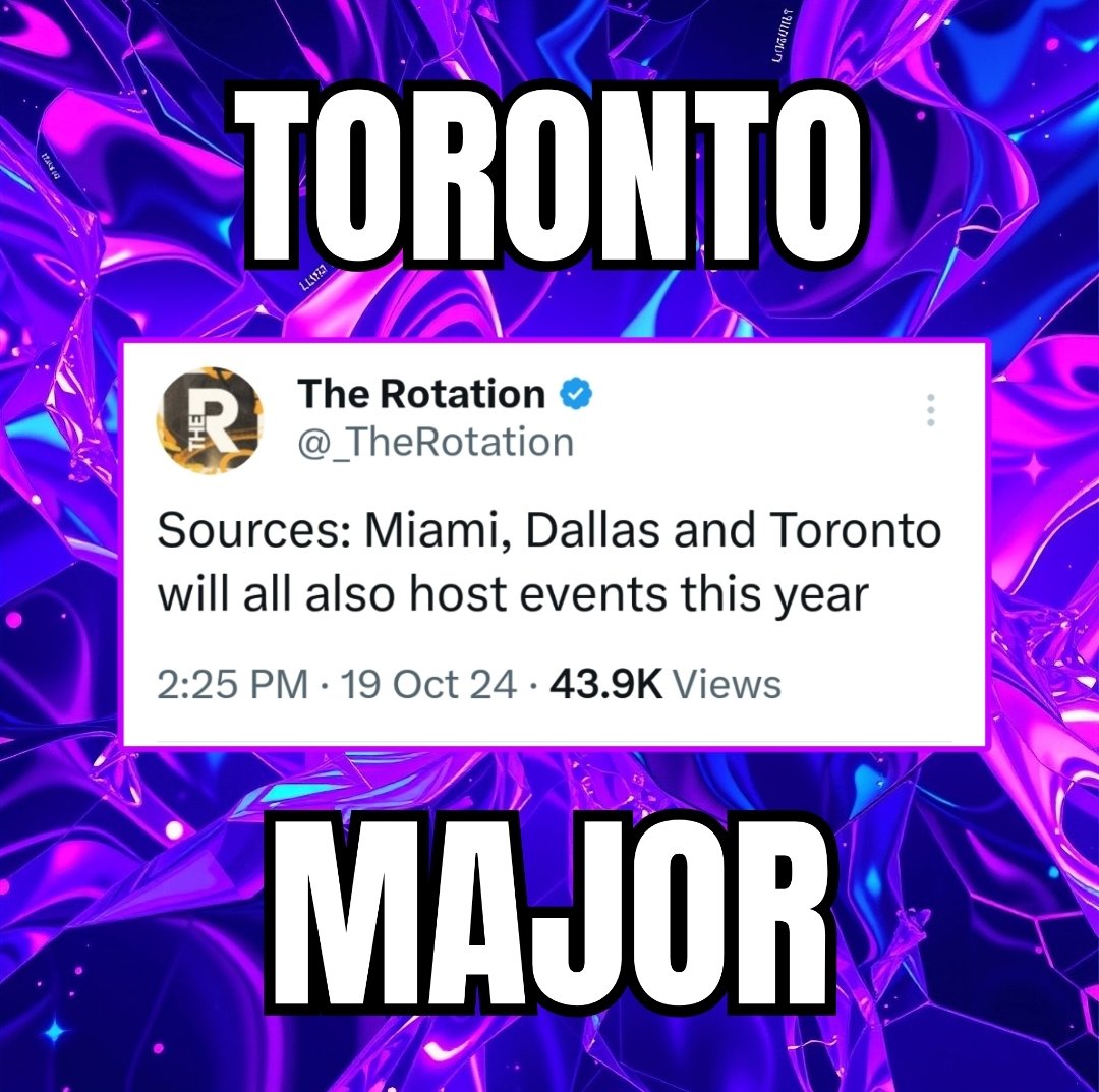 KOICoDInsider's tweet image. 🚨BREAKING NEWS: According to @_TheRotation, there will be a Toronto hosted event! Which will more then likely be a Major!💜🇨🇦 #codleague #cdl2025 #CallofDuty #esports