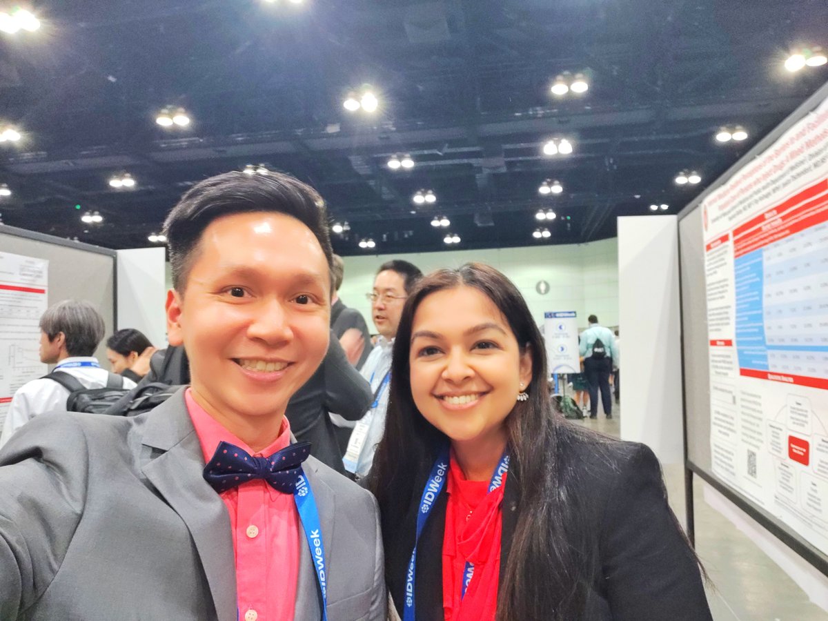 With <a href="/gayathriIDdoc/">Gayathri Krishnan</a> <a href="/WashUMedID/">WashU Medicine Division of Infectious Diseases</a> <a href="/IDWeekmtg/">IDWeek</a> #IDWeek2024