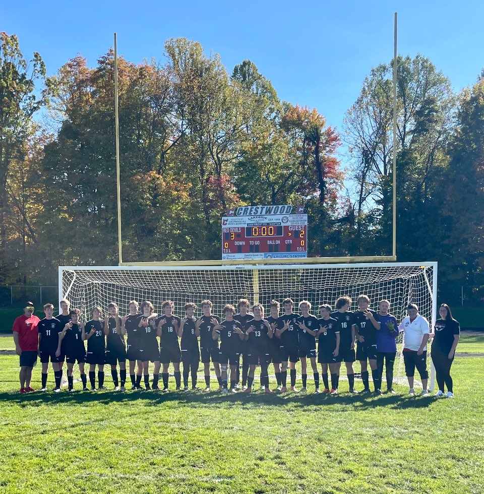 Crestwood Ohio High School Boys Varsity Soccer tweet media