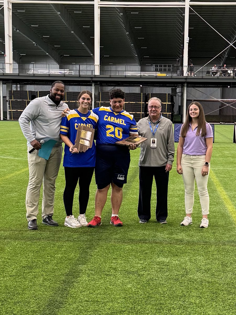 Congratulations to Carmel’s Joe Gasta &amp; Hannah Pettee as being selected as the 2024 recipients of the Bobby Cox Spirit of Unified Mental Attitude Award for Unified Flag Football, presented by Special Olympics Indiana

<a href="/ChampsTogether/">Champions Together</a> <a href="/SOIndiana/">Special Olympics Indiana</a> <a href="/carmelathletics/">Jim Inskeep</a>