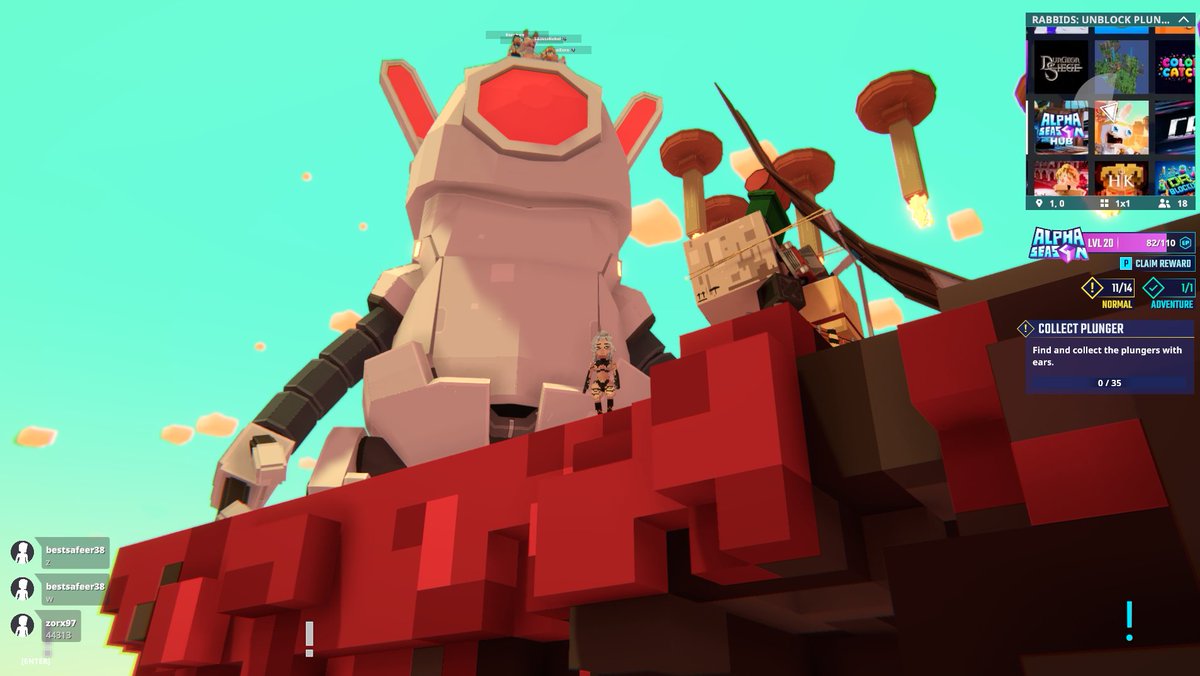 Only thing more chaotic than the Rabbids in Plunga City 🪠 is the Rabbid Robot! 🤖 <a href="/RabbidsOfficial/">Rabbids</a>  sandbox.game #TheSandbox #AlphaSeason4 #AS4SocialChallenge