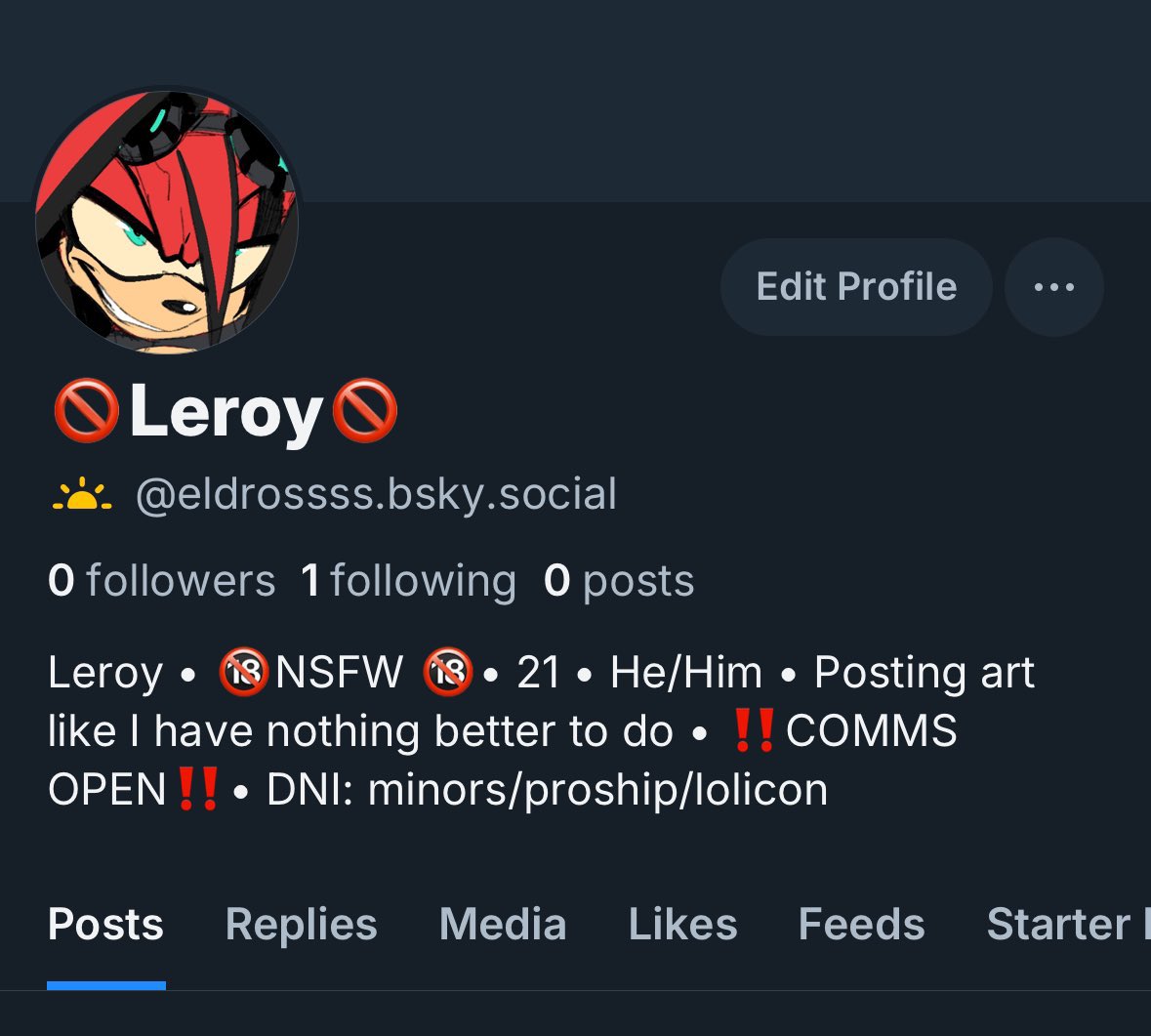 Reposting it here but both my new bloo skye and new twitter account are under <a href="/Eldrossss/">Leroy 🔞</a> so plz if tou wanna keep seeing my art comsider migrating from here as I might delete this account