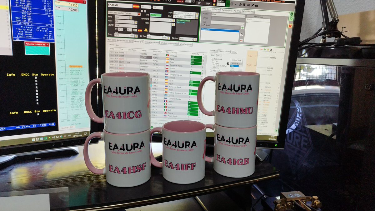 Impresionante activación desde nuestra Sección para concienciar sobre el cáncer de mama. De la mano de Nieves EA4HMU, Mª José EA4HSF, Eda EA4ICG, Ana Mª EA4IFF y Cristina EA4IGB. Un día lleno de solidaridad y esperanza.

#DíaDelCáncerDeMama #SomosURE  #Solidaridad  #Radioafición