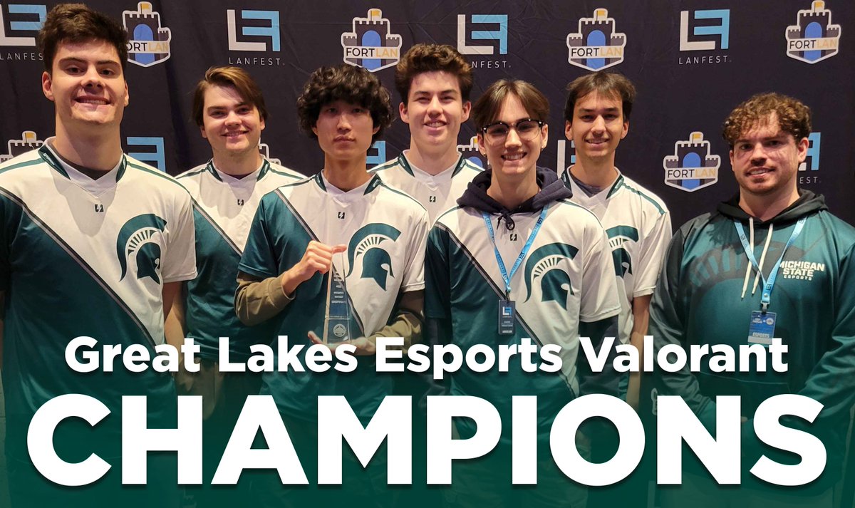🏆 SPARTAN SWEEP 🏆

MSU Valorant wins every map on the way to a <a href="/GLEsports_LLC/">Great Lakes Esports</a> x FORTLAN 2024 Championship!

#SpartansWill #EsportsSchool #GoGreen
