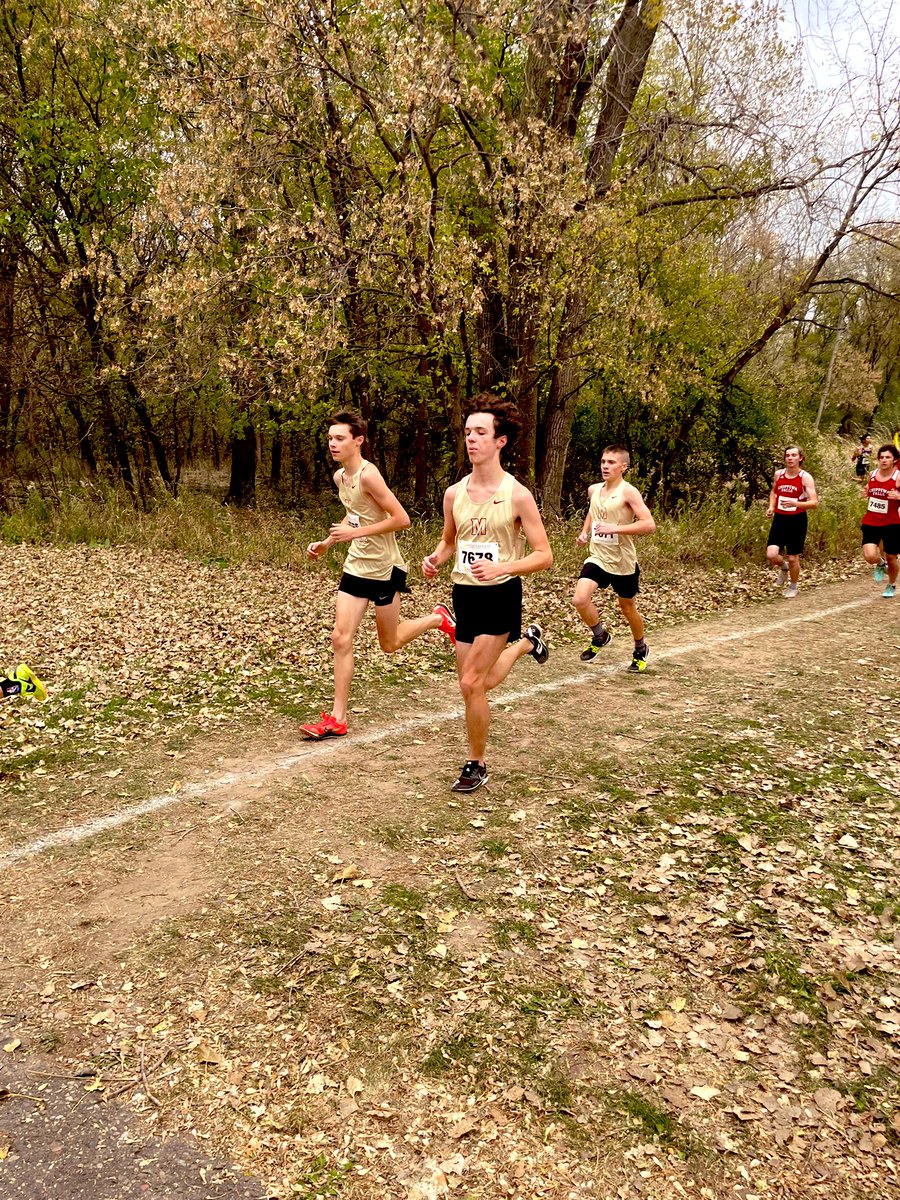 Proud of this kid for all the work he put in this season! 14th in the JV Conference race today!  Nice job on your JV All Conference honor.