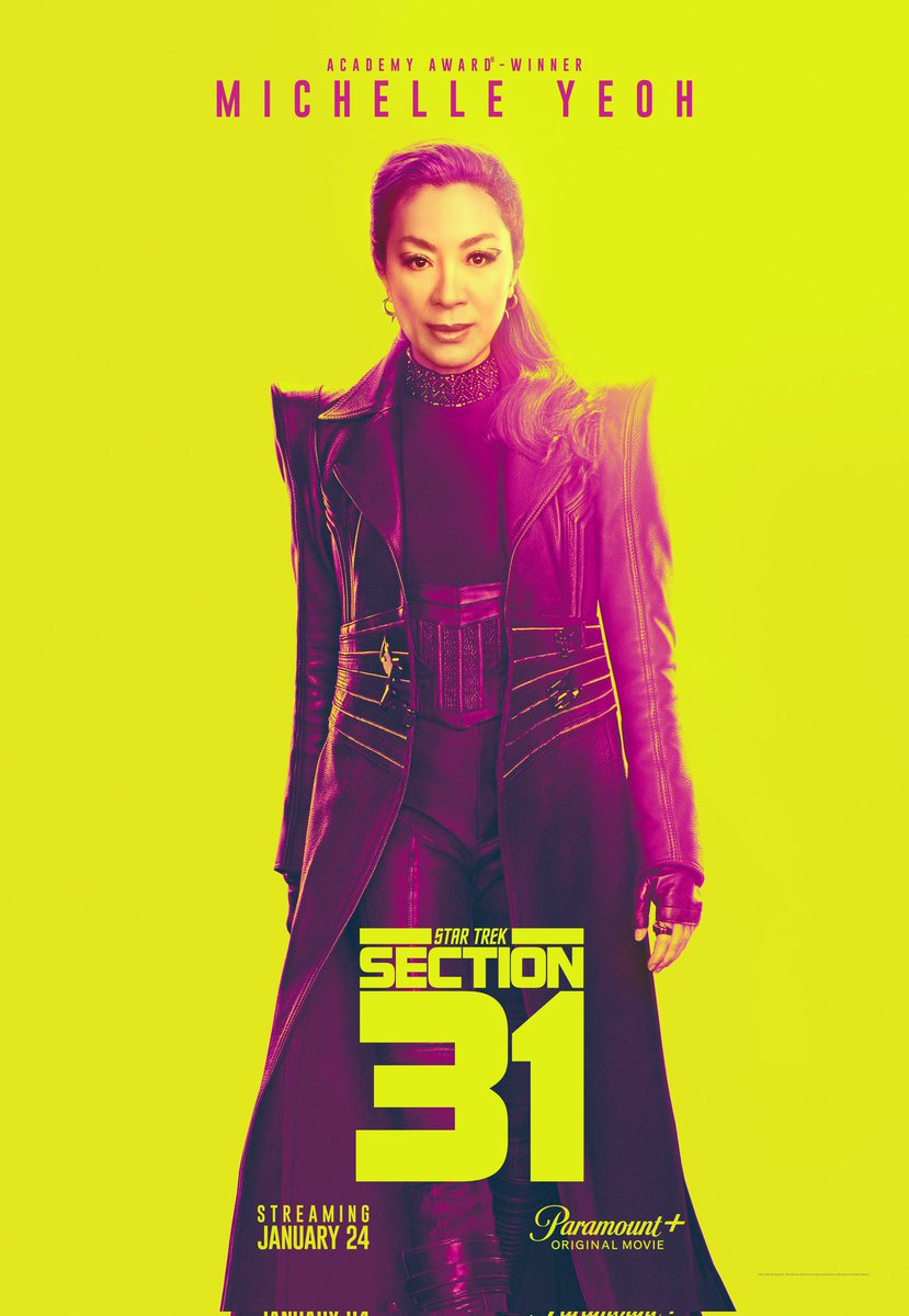 TrekCore's tweet image. #StarTrek #Section31 debuts on Paramount+ on January 24 - and here's a new poster for the film.

#NYCC