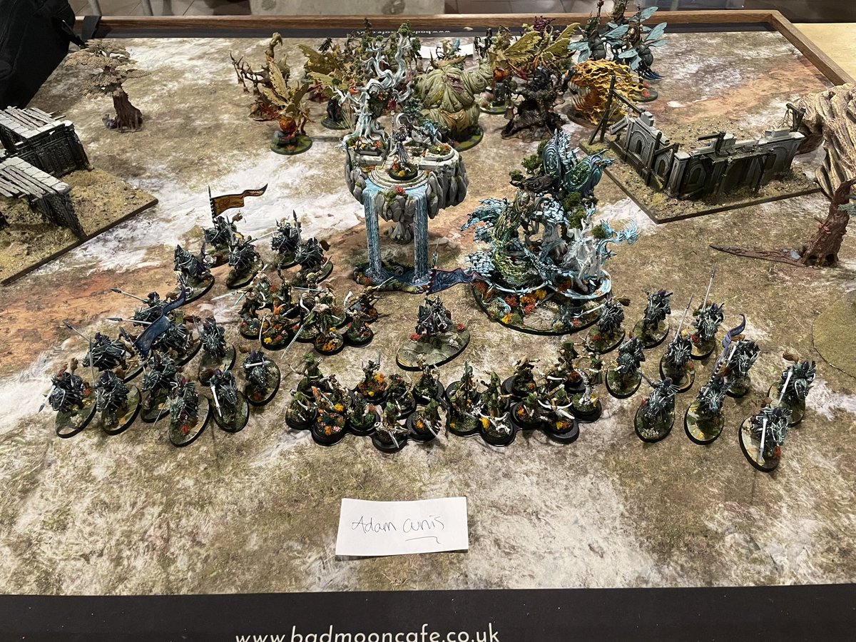 Superb day <a href="/BadMoonCafe2/">BadMoonCafe</a> for WitMR35(!) brilliantly run by <a href="/trogghammer/">Dom S</a> 2-1 with my horrible new Lumineth army and best painted! 3 great games.