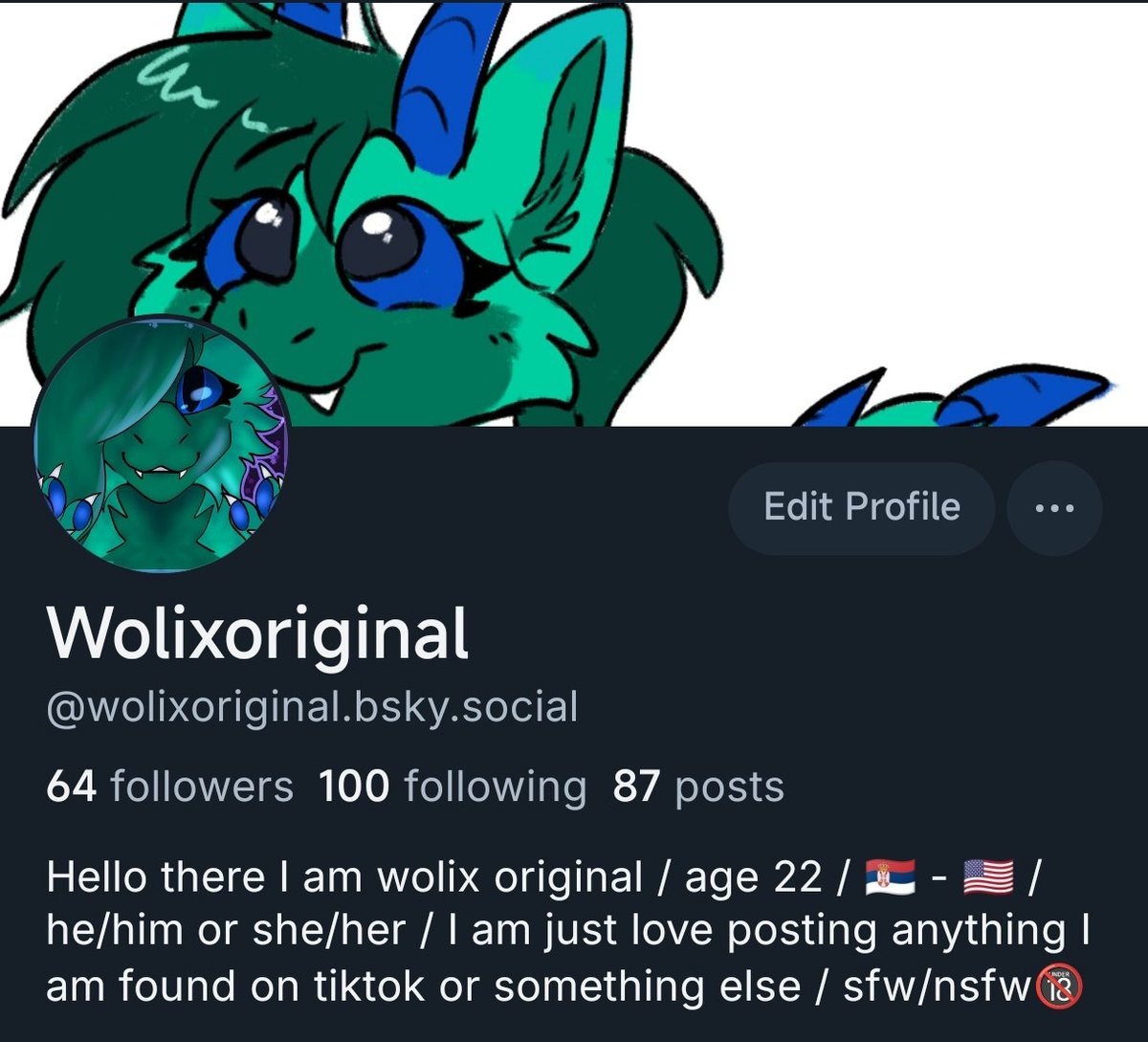 Wolix_original's tweet photo. guys iam going be on bluesky let me say Elon make me feel bad about new changes and this be end for my twitter acc means iam just going make it private for this time means iam leaving twitter for long time switching to bluesky https://t.co/d7N2XkscRs