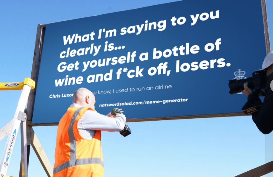 LuxonNotMyGovt's tweet photo. Famous last words from the bald headed rich prick tax evader Bob Parker of NZ politics in his high vis BS photo-op cosplay who is entitled doesn't give a rats arse because hes sorted and doesn't care a fuck about you
#ResignLuxon
#SackBayly https://t.co/NcKQ5Th3Rf