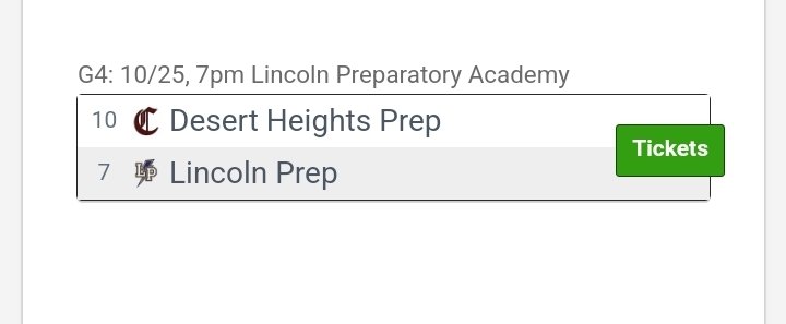 How many Coaches stay with their team for 4 straight losing seasons? Feels good getting back to the playoffs after a 5 year drought. Finished the season 6-3 and heading to Chandler to play Coach <a href="/paulyschu/">Paul Schubring</a> and Lincoln Prep. He runs a good program. Should be a good game.