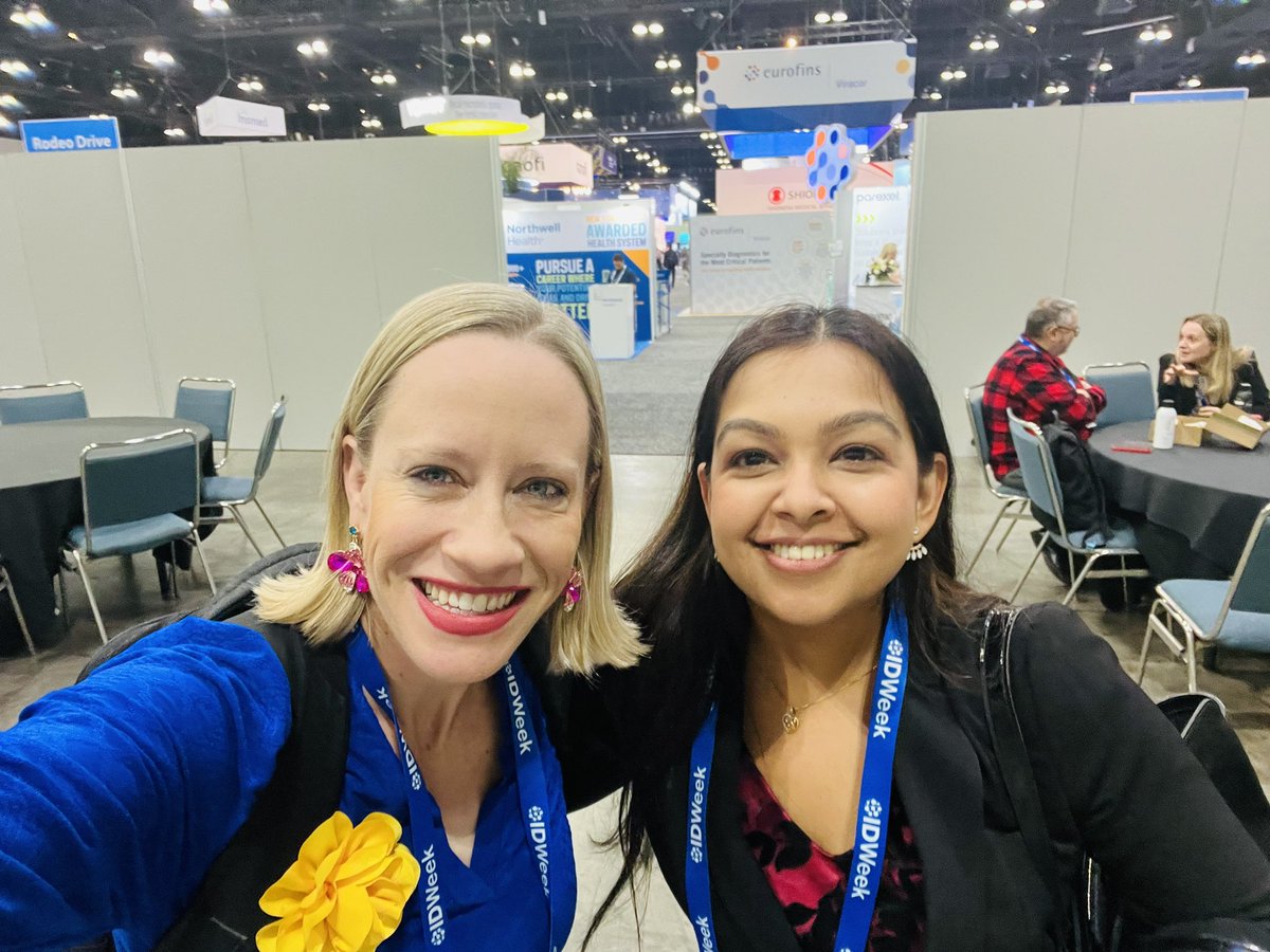 Darcy Wooten she/her (@darcy_id_doc) on Twitter photo Finally ran into this #IDMedEd super 🌟🌟<a href="/gayathriIDdoc/">Gayathri Krishnan</a> at IDWeek2024!!!
SO PUMPED for her oral abstract later today! Be sure to check it out!!! Finally ran into this #IDMedEd super 🌟🌟<a href="/gayathriIDdoc/">Gayathri Krishnan</a> at IDWeek2024!!!
SO PUMPED for her oral abstract later today! Be sure to check it out!!!