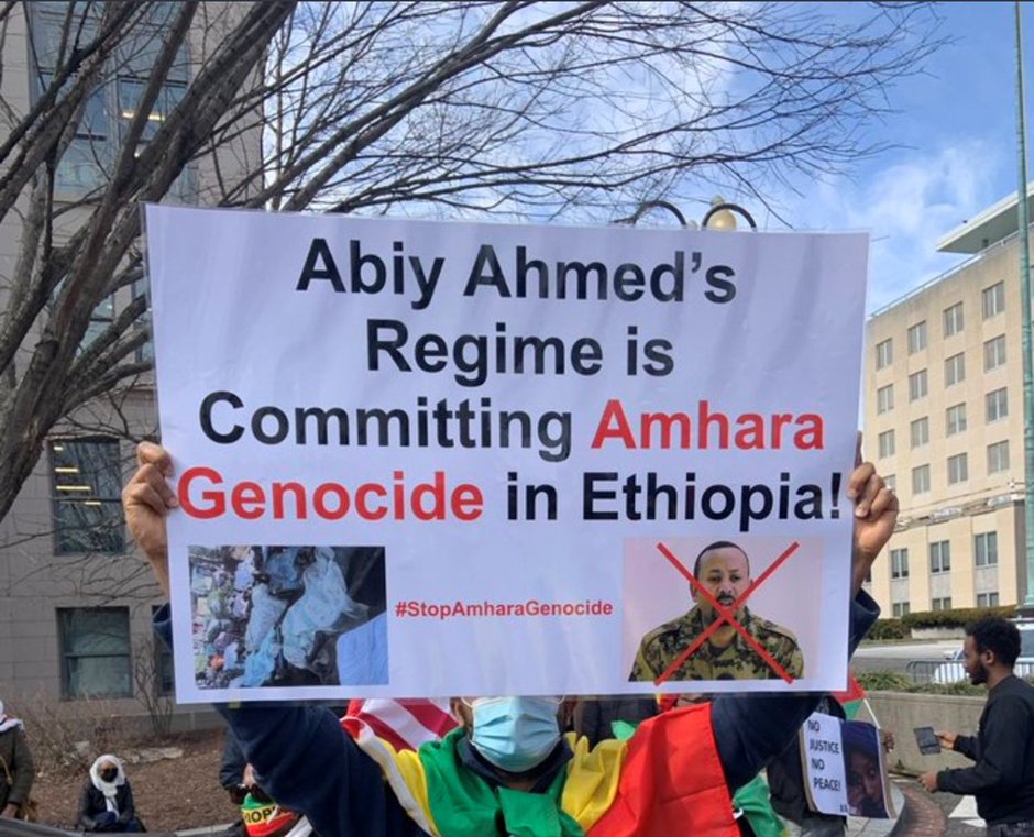 21st century fascism is happening in Abiy’s #Ethiopia

Fascism is history in Europe, it thrives on in Ethiopia
Apartheid is history in South Africa, it lingers on in Ethiopia

The #Amhara are facing both under Fascist Abiy regime
<a href="/amnesty/">Amnesty International</a>
<a href="/UNHumanRights/">UN Human Rights</a>
#AmharaGénocide
