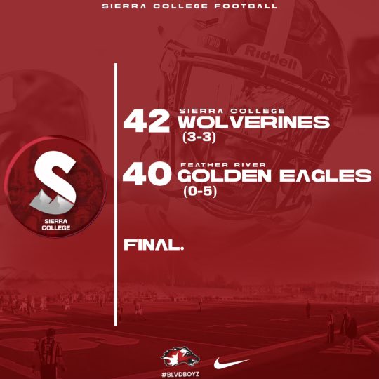 Wolverines win on the road! Huge S/O to all who came and supported. Back at home next week with a 1pm kickoff! 🐺🐾 #WolverineWay #BLVDBoyz