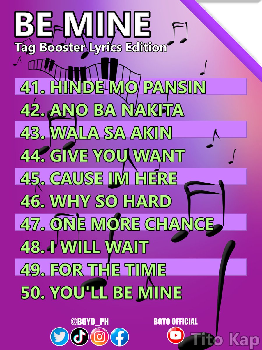 PTkapre24's tweet photo. Tag Booster Be Mine Phrases five

BGYO LA FASHIONWEEK

#KennethBarlis
#BGYO @bgyo_ph https://t.co/UzuxNh72Kp