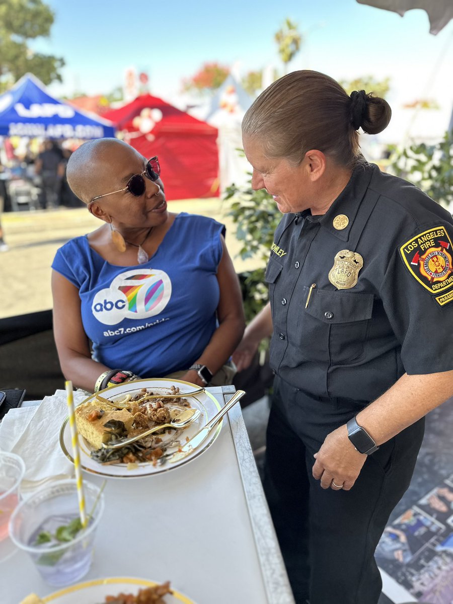 LAFDChief's tweet image. A great day spent with so many members of our communities at @tasteofsoulla Thank you to the dedicated volunteers and event sponsors who make this possible. The positive energy and community pride was fantastic. #lovela
