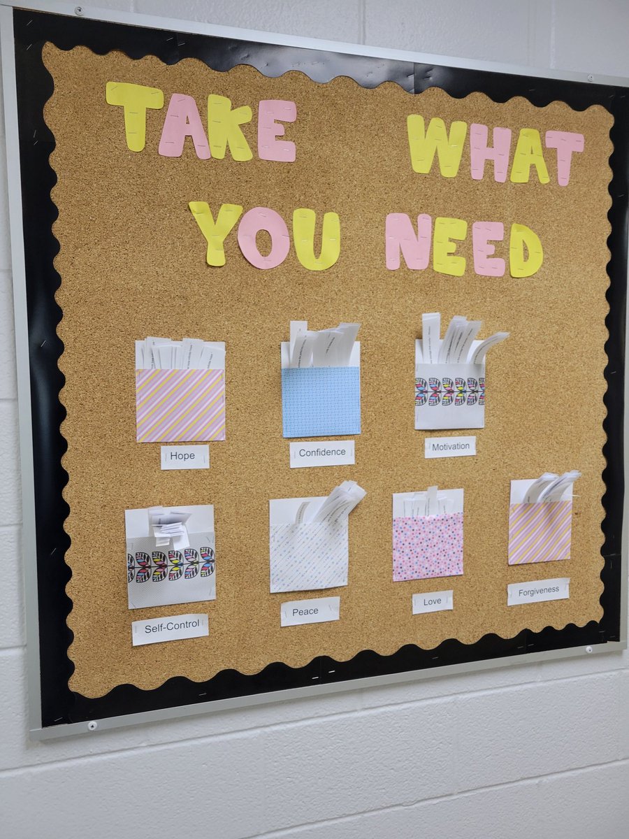 Our Aviators have created a board to help everyone at Holy Cross. There are 7 different topics:
Confidence
Love
Hope
Self-Control
Peace
Forgiveness
Motivation
If you're struggling in these areas, take a quote. Hopefully, it will help you get through your day❤️🙏
 #aviatorleaders