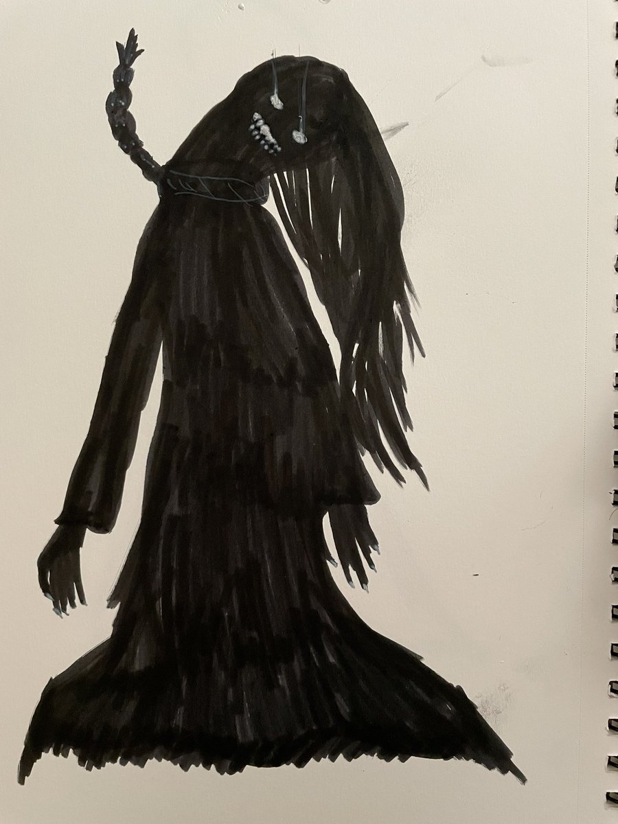 SchneeUndead's tweet photo. Ghost concept art 

#ink #Halloween #ghost #horror https://t.co/Bus3QVPilq