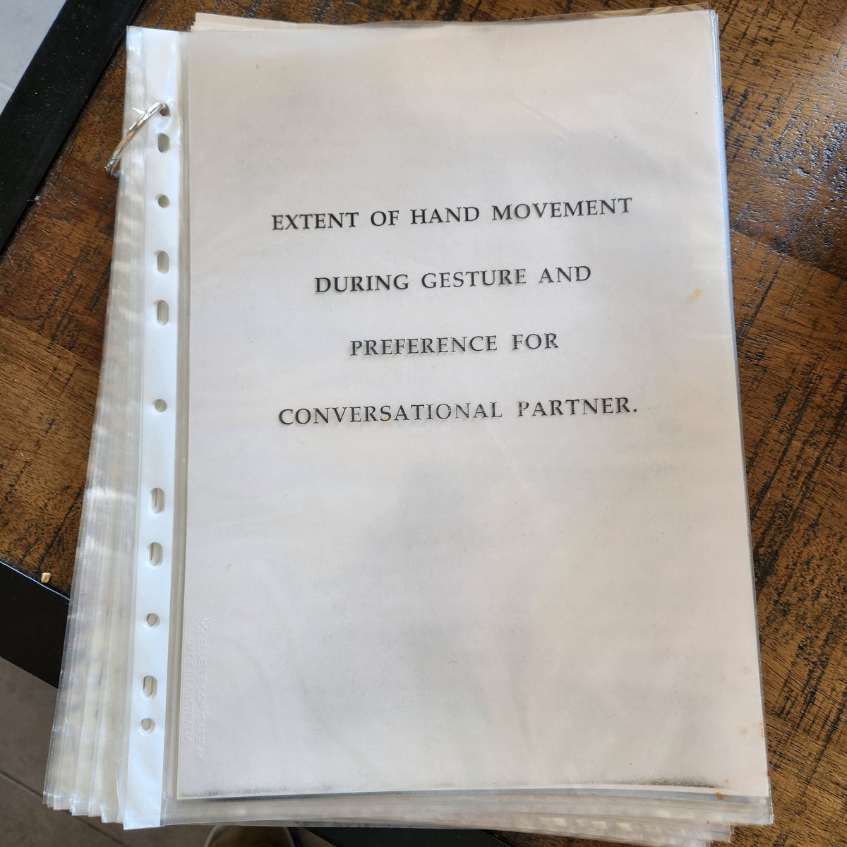 I can hardly fit anything into my filing cabinet anymore. When I started cleaning it out, I found the overhead transparencies I used to present the findings of my honours research in 1992. These are STAYING # antiques roadshow