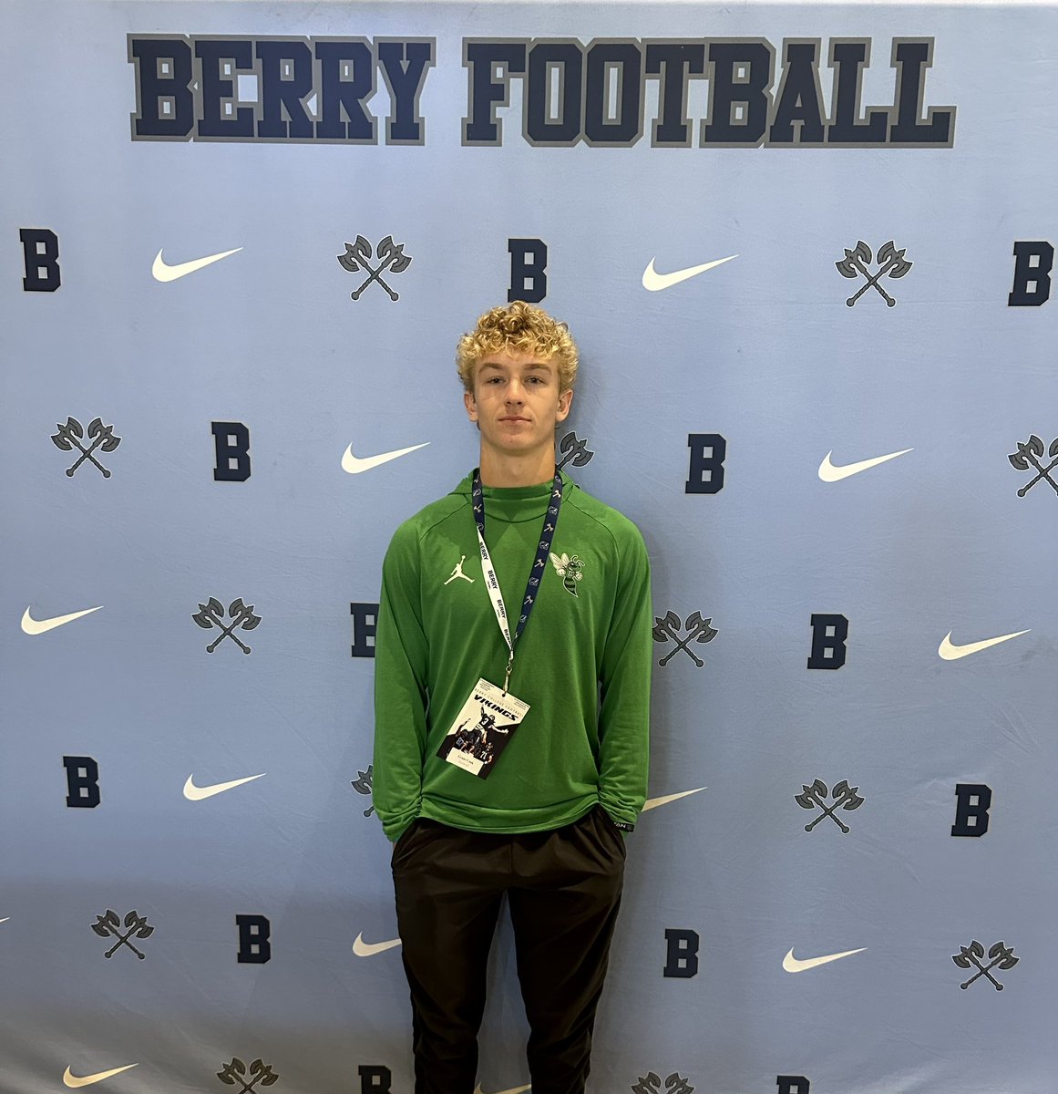 Grant Cook (@grant9cook) on Twitter photo Had a great visit today at <a href="/BerryFootball/">Berry Football</a>! Thanks <a href="/BCCoachK/">Tony Kunczewski</a> and <a href="/CoachMaxJames/">Coach Max James</a> for the invite.
<a href="/caprewett/">Chris Prewett</a> <a href="/CarlisleFunk/">Patrick Carlisle</a> <a href="/RonnieJankovich/">Ronnie Jankovich</a> <a href="/CoachBo95/">Boback Kalantarian</a> @RoswellHornetFB Had a great visit today at <a href="/BerryFootball/">Berry Football</a>! Thanks <a href="/BCCoachK/">Tony Kunczewski</a> and <a href="/CoachMaxJames/">Coach Max James</a> for the invite.
<a href="/caprewett/">Chris Prewett</a> <a href="/CarlisleFunk/">Patrick Carlisle</a> <a href="/RonnieJankovich/">Ronnie Jankovich</a> <a href="/CoachBo95/">Boback Kalantarian</a> @RoswellHornetFB