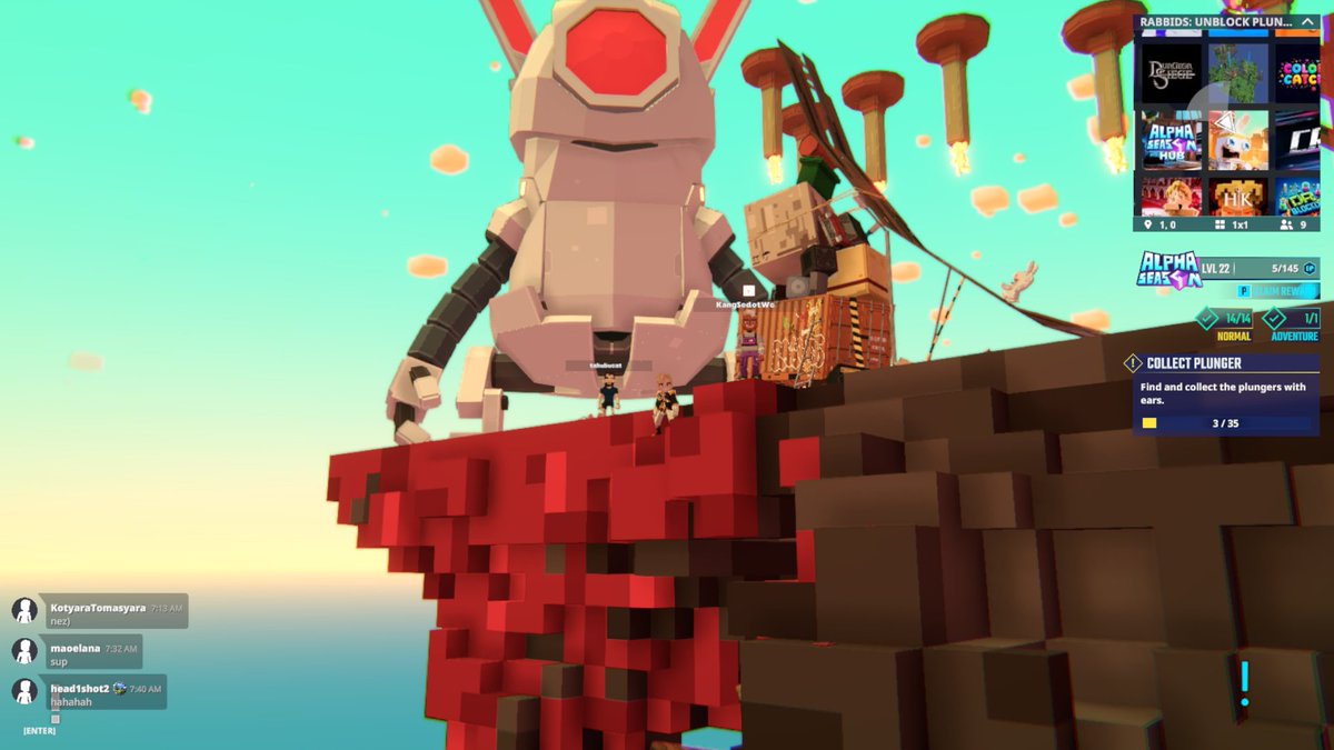 Only thing more chaotic than the Rabbids in Plunga City 🪠 is the Rabbid Robot! 🤖 <a href="/RabbidsOfficial/">Rabbids</a>  sandbox.game #TheSandbox #AlphaSeason4 #AS4SocialChallenge