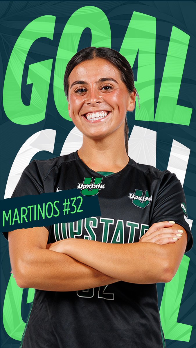 UpstateWSoccer's tweet photo. GOALLLLLLLL for Alexa Martinos! She scores Upstate's 2nd goal of the night, in the 75th minute. 

📺 https://t.co/p96hBy0Wnm
#SpartanArmy⚔️ https://t.co/CPv6hS0ulb