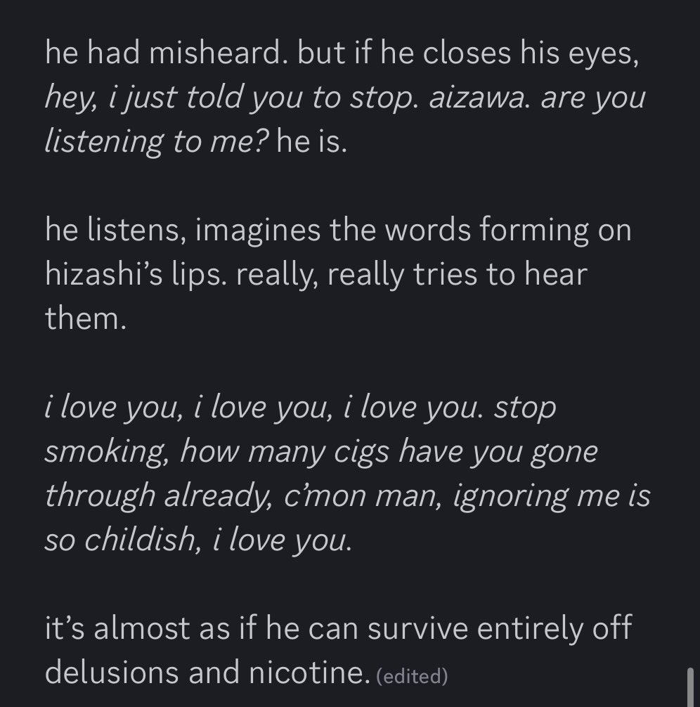 romanticizx's tweet photo. erasermic https://t.co/jhm6dWLJKS