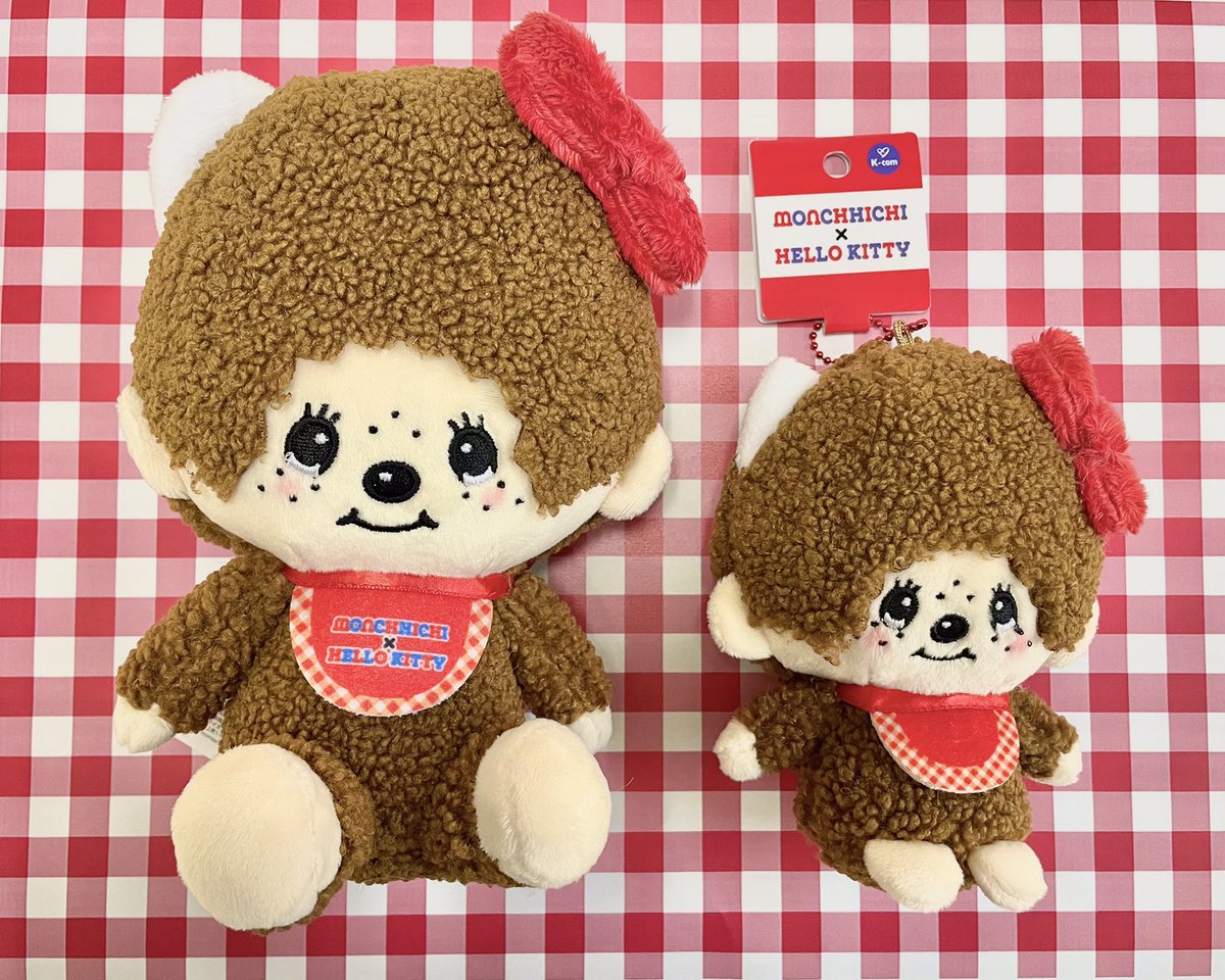 🍀キャラクターコーナー🍀 🍎MONCHHICHI×HELLO KITTY🍎 #モンチッチ