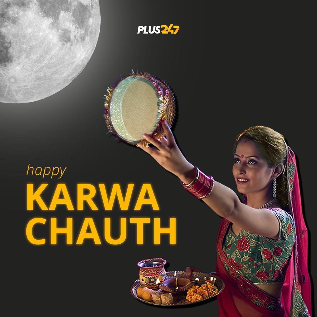 Plus247Official's tweet photo. Wishing you a blessed and joyful Karwa Chauth!

#KarwaChauth #Plus247 #FestiveWishes #Tradition #Celebration #LoveAndFaith #FestivalOfLove #MoonRitual #IndianFestivals #KarwaChauth2024 #FastingRitual #Blessings #Togetherness https://t.co/5U0TF5vZFN
