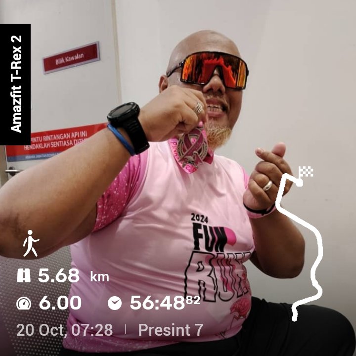 BenShahriezan's tweet image. "...alhamdulillah,1st time join event...alhamdulillah,dapat keluar peluh pagi...alhamdulillah,dan terima kasih BriskWalk Malaysia selalu sapot dan beri dorongan untuk BammMoq briskwalk tiap hari,tiap minggu...hihihi..."

#pinkoctober #funrunfunwalk #malaysianbriswalker