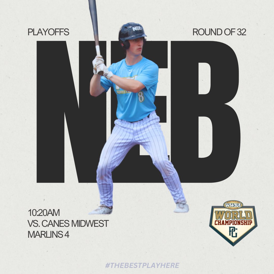 PLAYOFF BOUND!

We advance to the Round of 32 in Jupiter! We will take on the 1-seed, Canes Midwest at 1020am on Marlins 4! 

#rollNEB #TheBestPlayHere