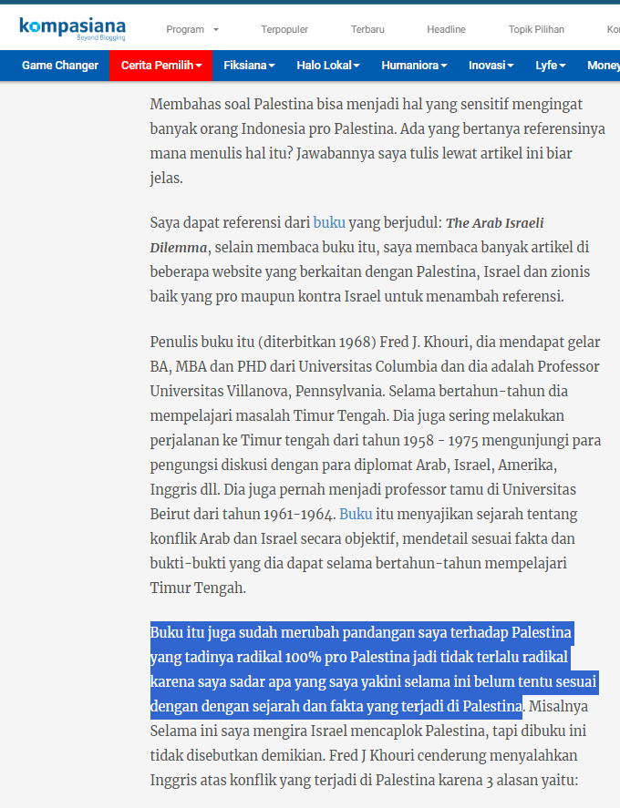 rhinoprit's tweet image. Awalnya aku gak tahu apa-apa tentang palestina, tahunya israel itu penjajah kejam pencaplok tanah. Sampai 10 tahun lalu aku baca tulisan ibu muslim ini, dan sadar ternyata aku dibohongi. Ketika kusebarkan, banyak yg terguncang  dan memusuhi, ya memang itu resiko tim pencari fakta