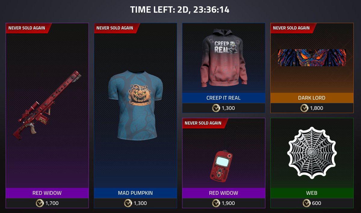 0x_Nebula's tweet photo. 🔥Get the latest LIMITED TIME shop items from @KOMPETEgame! The shop is now refreshed!
The #KOMPETE team has knocked it out of the park this month with all the Fall & #Halloween themed items!
#onchain #nft #nfts #GamingNews #gamefi #p2e #web2gaming #gaming #esports