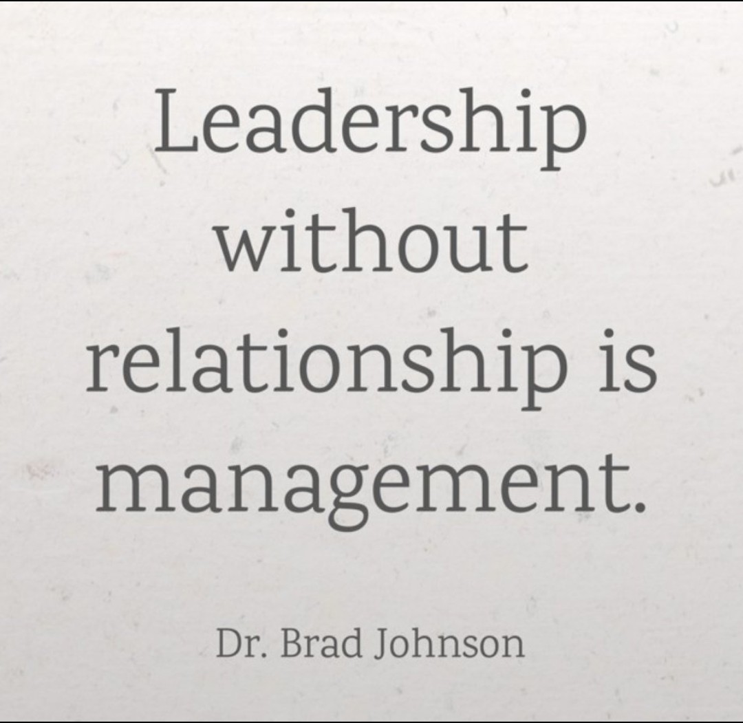 Lead, don't manage.