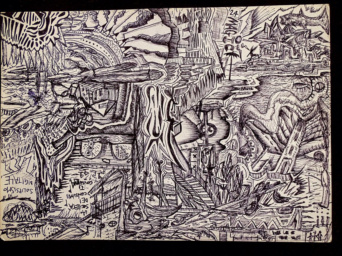 MagicMuh's tweet photo. #magicmuh #paper #blackandwhite #illustration #pendrawing #drawing #italianartist #segno #gesto #illustrazione #digitalscream #amsterdam #italy #disegni #disegnatore #artista #handdrawing #poorstreetart #alicemiller #solipsismo #pareidolia #lasocietàdeiconsumi #solipsism https://t.co/kjr6AhyImX