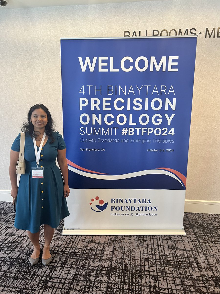 A bit late in sharing, but I thoroughly enjoyed presenting at the Binaytara Precision Oncology Conference at SF.@Quillanhuang@bcmhemonc#Precisiononcology#Targetedtherapy#Curecancer#womenoncologists
