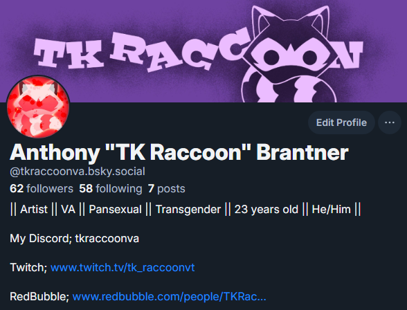 Oh hey, I forgor I have a Bluesky, HERE YA GO!!