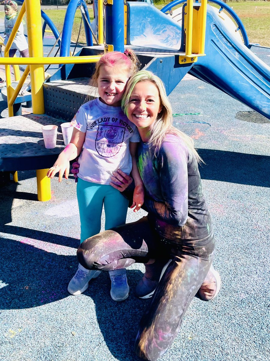 Some of our PSS staff “littles” enjoying the Color Run!