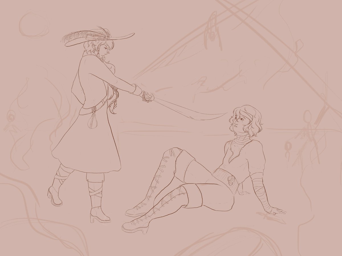 #skkAUsWeek day 5: pirates !!!!

(unfinished aaaand last one of this series) 
#skk #bsdtwt #soukoku #chuuya #dazai #bsd