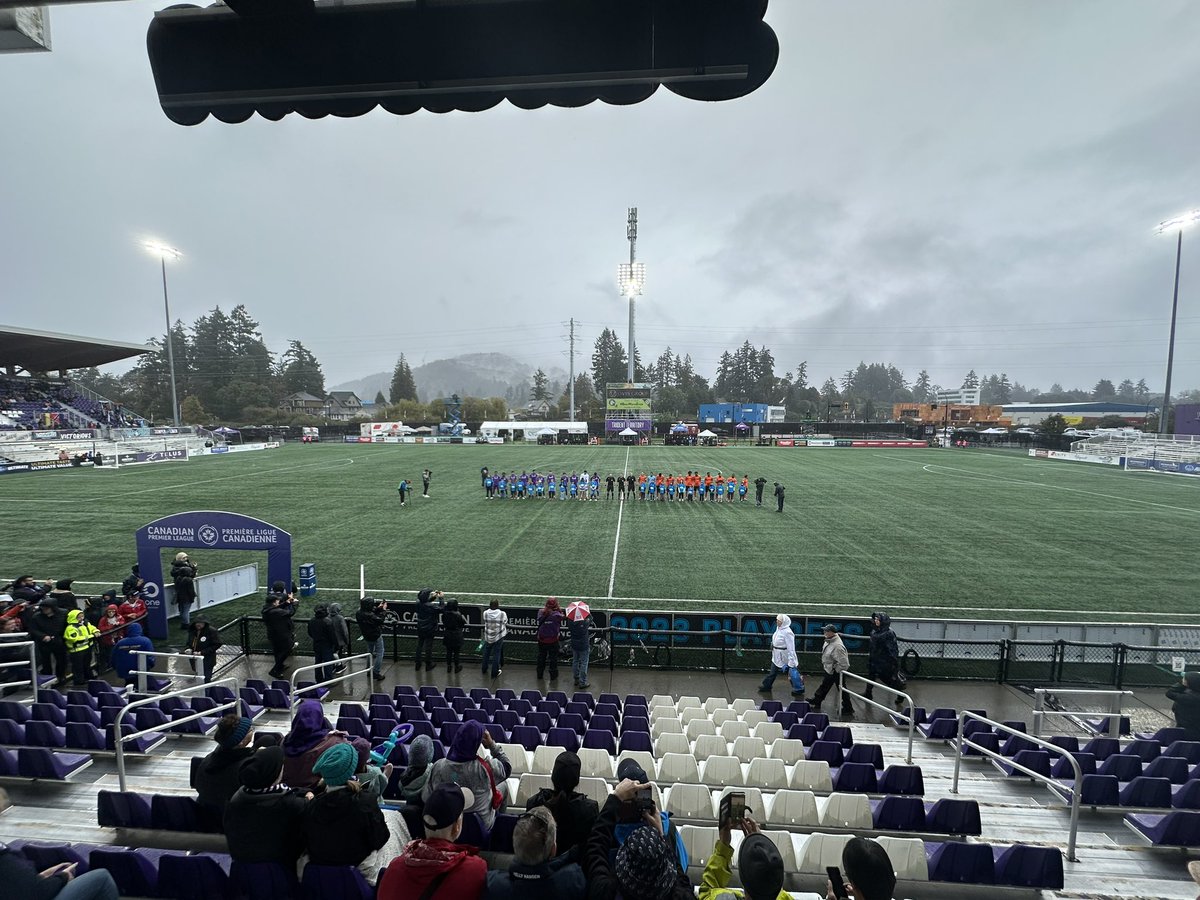 ManuelVeth's tweet image. Out at Starlight for #CanPL decision day. Pacific FC are up 1-0 over Forge FC. They win they are in! 

Sold performance by Pacific against a Forge side that has already secured first in the league.